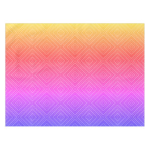 Ipanema Rainbow Hypnotic Diamond Modern Pop Art Tischdecke