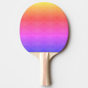 Ipanema Rainbow Hypnotic Diamond Modern Pop Art Tischtennis Schläger