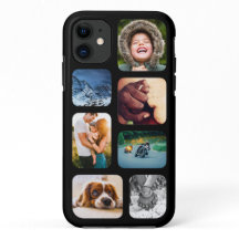 iPhone11 FotoCollage Template umgerundet stark