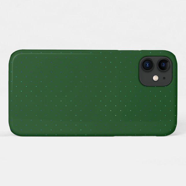 Iphone11 Hülle Grün Funkeln (Rückseite (Horizontal))