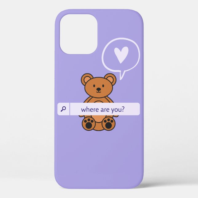 iPhone12-Hülle, lila Case-Mate iPhone Hülle (Rückseite)