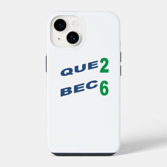 iPhone14-Hülle DESIGN QUEBEC 26 iPhone Hülle (Rückseite)