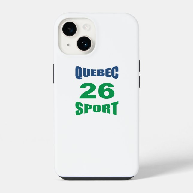 iPhone14-Hülle QUEBEC SPORT 26 iPhone Hülle (Rückseite)