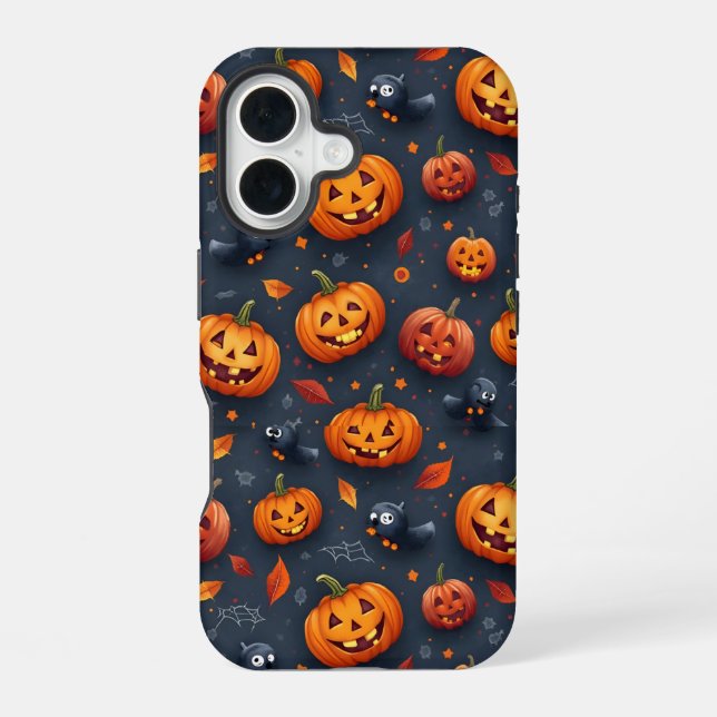 iPhone16-Halloween-Hülle iPhone 16 Hülle (Rückseite)