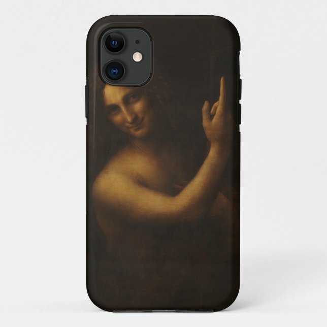iPhone5 case Leonardo da Vinci John the Baptist (Rückseite)