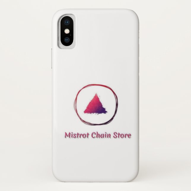 iPhone 10 Mistrot Chain Store Style Case (Rückseite)