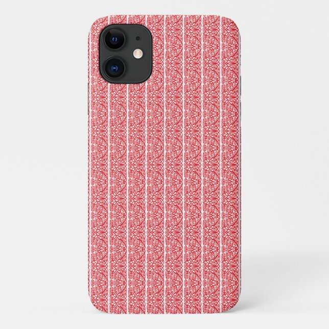 iPhone 11 Hülle | Barely There | Rot | Stylisch (Rückseite)