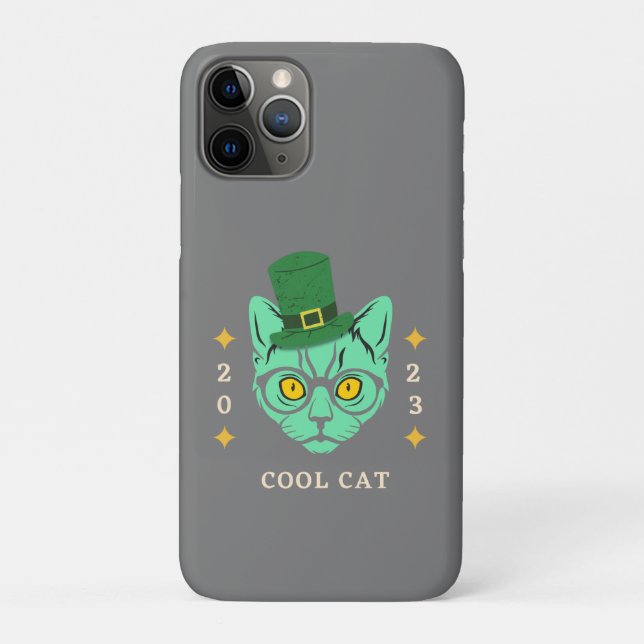 iPhone 11 Pro Hüllen Cool Cat (Rückseite)