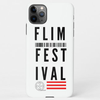 iPhone 11 Pro Max Flim Festival Typografie Fall iPhone 11Pro Max Hülle