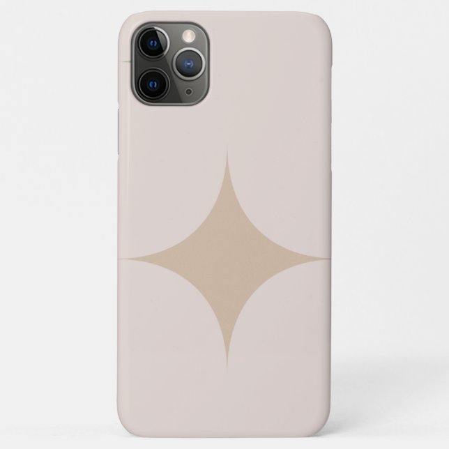 Iphone 11 pro max Light Brown mit Mitte Star Case-Mate iPhone Hülle (Rückseite)