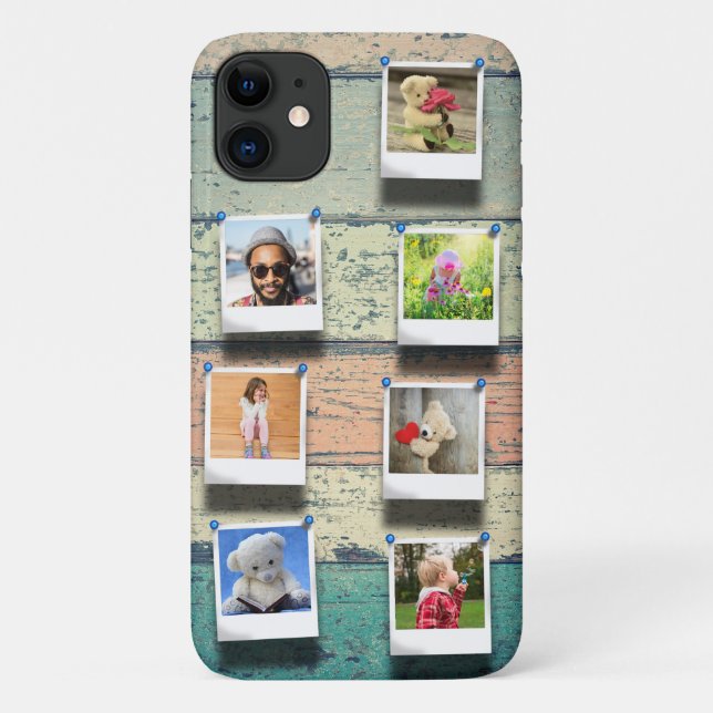 iPhone 11 Pro Personalisiert 7 FotoCollage Case-Mate iPhone Hülle (Rückseite)
