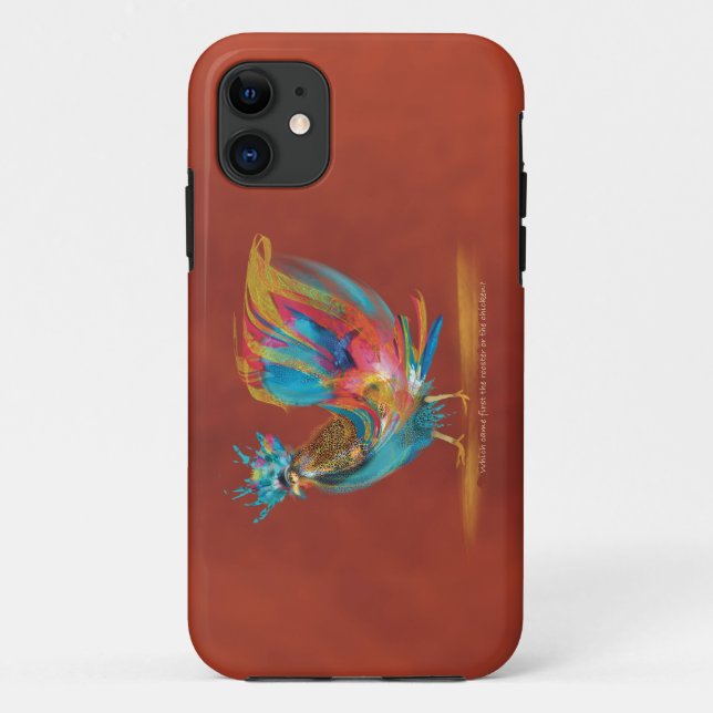 iPhone 11 Tough Case Elegant Fowl (Rückseite)