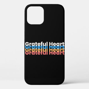 iPhone 12 Hüllen Schwarz & Beige Farbige Typografi