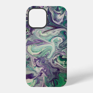 iPhone 12 Pro Artwork Case - Lila und grün Hülle