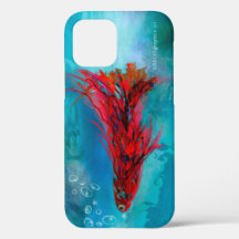 iPhone 12 Pro - ein Fall eines Red Feathered Fish