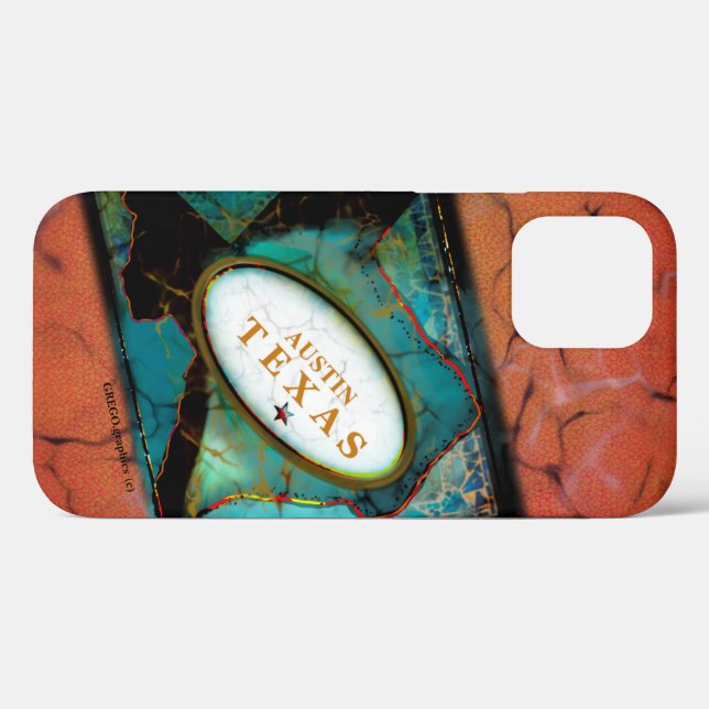 iPhone 12 Pro - ein längliches Gehäuse für Austin, Case-Mate iPhone Hülle (Rückseite (Horizontal))