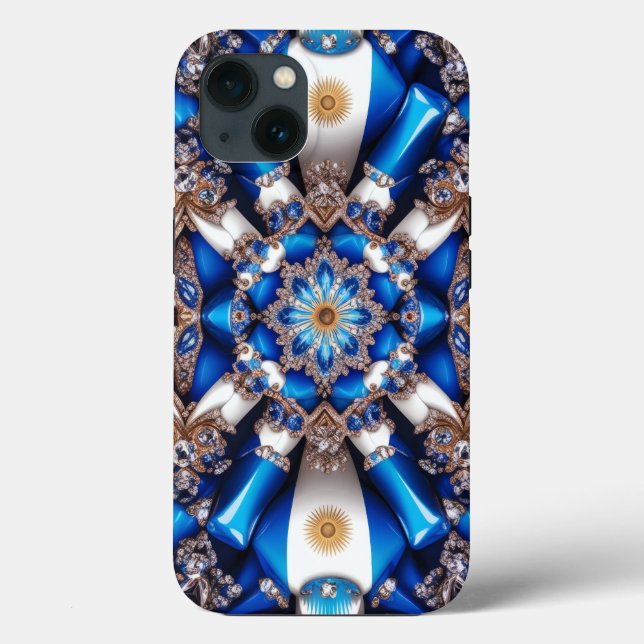 iPhone 13 Case-Mate mit argentinischen Farben Hülle (Rückseite)