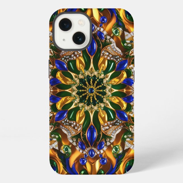 iPhone 13 Case-Mate mit brasilianischen Farben Hülle (Rückseite)