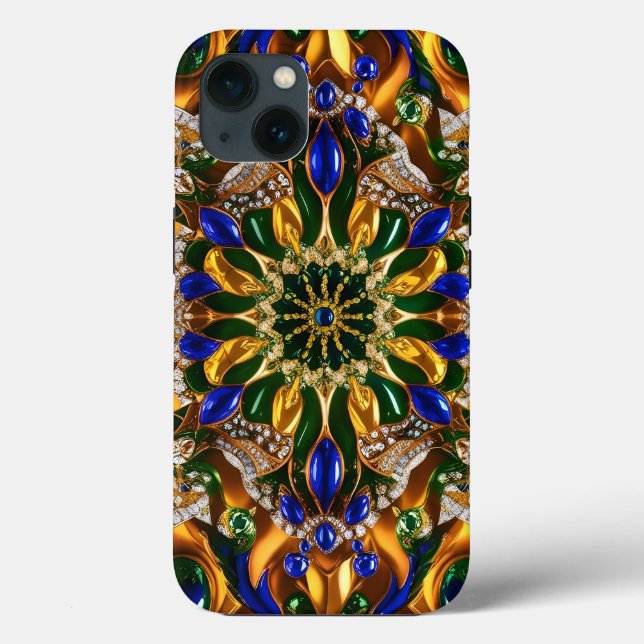 iPhone 13 Case-Mate mit Brasilien Farben Hülle (Rückseite)