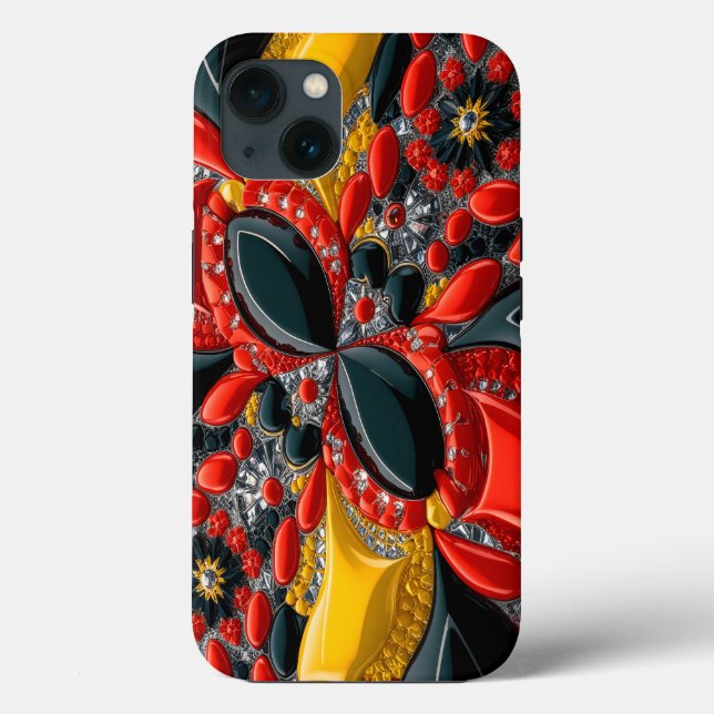 iPhone 13 Case-Mate mit Deutschland Farben Hülle (Rückseite)