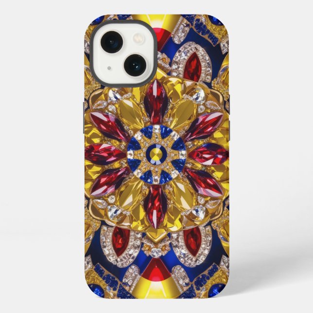 iPhone 13 Case-Mate mit kolumbianischen Farben Hülle (Rückseite)