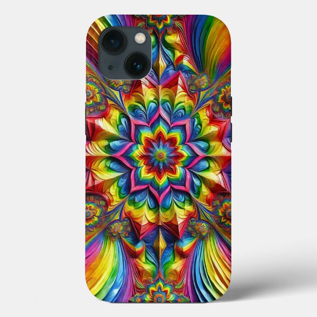 iPhone 13 Case-Mate mit LGBTQ-Farben Hülle (Rückseite)