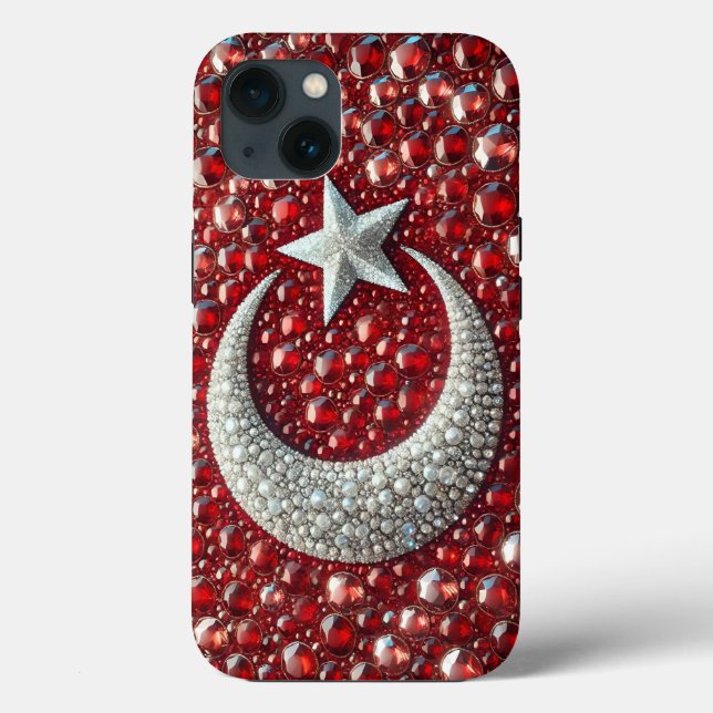 iPhone 13 Case-Mate mit türkischen Farben Hülle (Rückseite)