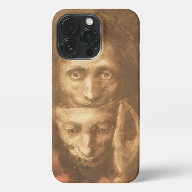 iPhone 13 Pro Case Männer Halloween iPhone Hülle (Rückseite)