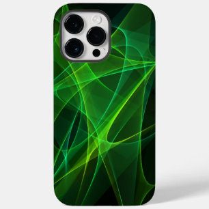 iphone 14 abstrakte schwarz grüne Hüllen max pro