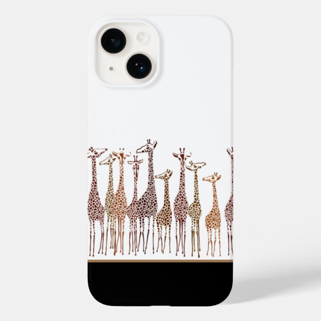 iPhone 14 Case-Giraffen Case-Mate iPhone Hülle (Rückseite)