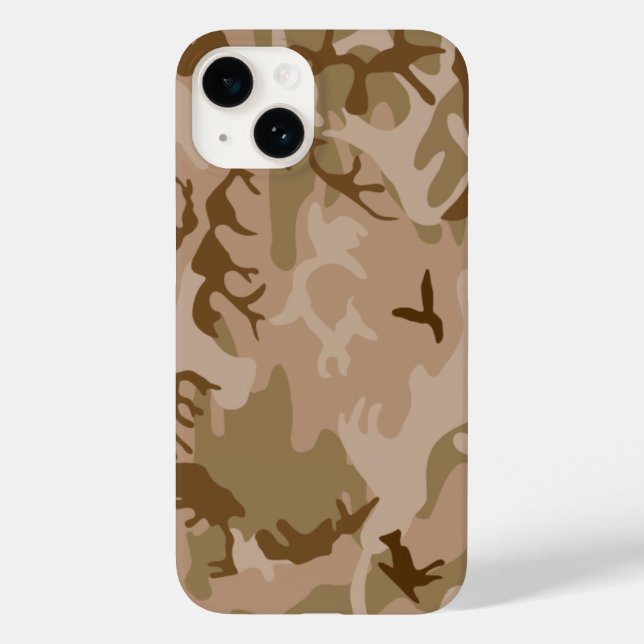 iPhone 14 Case-Wüste-Camouflage Case-Mate iPhone Hülle (Rückseite)