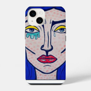 iPhone 14 Fall Pop Art Frauen Malerei Hülle
