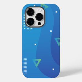 iPhone 14 Pro Hüllen Schönes blaues Design