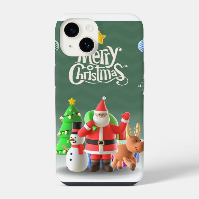 iPhone 14 Strenger Fall, glänzend Hülle (Rückseite)