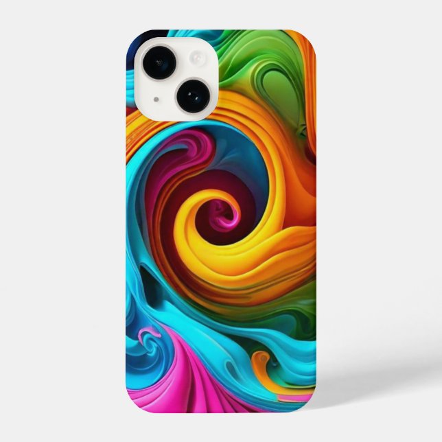 iPhone 14 wo Farbe Eleganz trifft. Hülle (Rückseite)