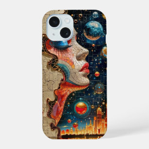 iPhone 15 Fall beste Farben Augensicht Welt Druck Hülle