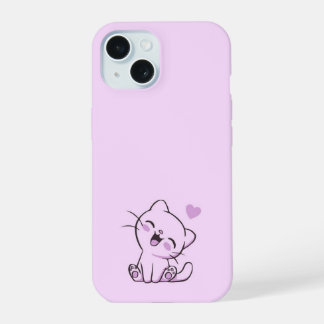 iPhone 15 Fall Hallo Kitty Thema Hülle