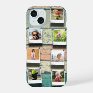 iPhone 15 Personalisierte 7-Foto-Collage Hülle