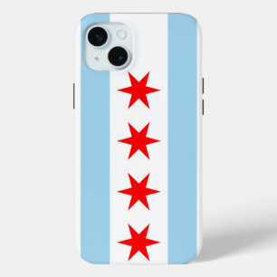 iPhone 15 Plus Case-Mate, Flagge Chicago Case-Mate iPhone Hülle