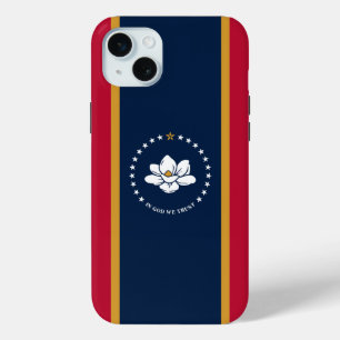 iPhone 15 Plus Case-Mate, Flagge Mississippi Case-Mate iPhone Hülle