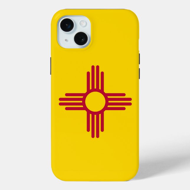 iPhone 15 Plus Case-Mate, Flagge New Mexico Case-Mate iPhone Hülle (Rückseite)