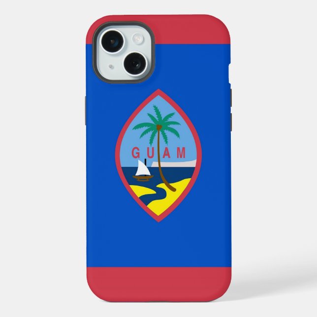iPhone 15 Plus Case-Mate, Flagge von Guam Hülle (Rückseite)