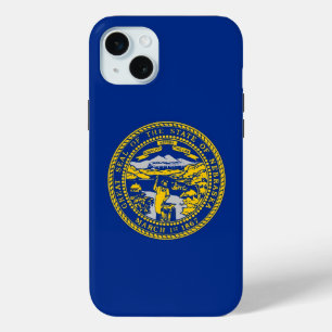 iPhone 15 Plus Case-Mate, Flagge von Nebraska Case-Mate iPhone Hülle
