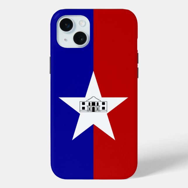 iPhone 15 Plus Case-Mate, Flagge von San Antonio Case-Mate iPhone Hülle (Rückseite)
