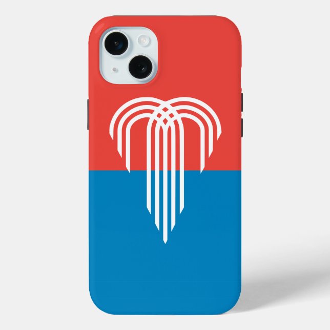 iPhone 15 Plus Case-Mate, Kansas City-Flagge Case-Mate iPhone Hülle (Rückseite)
