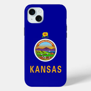 iPhone 15 Plus Case-Mate, Kansas-Flagge Case-Mate iPhone Hülle