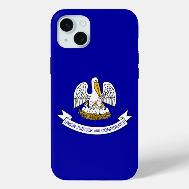 iPhone 15 Plus Case-Mate, Louisiana-Flagge Case-Mate iPhone Hülle (Rückseite)
