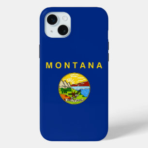 iPhone 15 Plus Case-Mate, Montana-Flagge Case-Mate iPhone Hülle