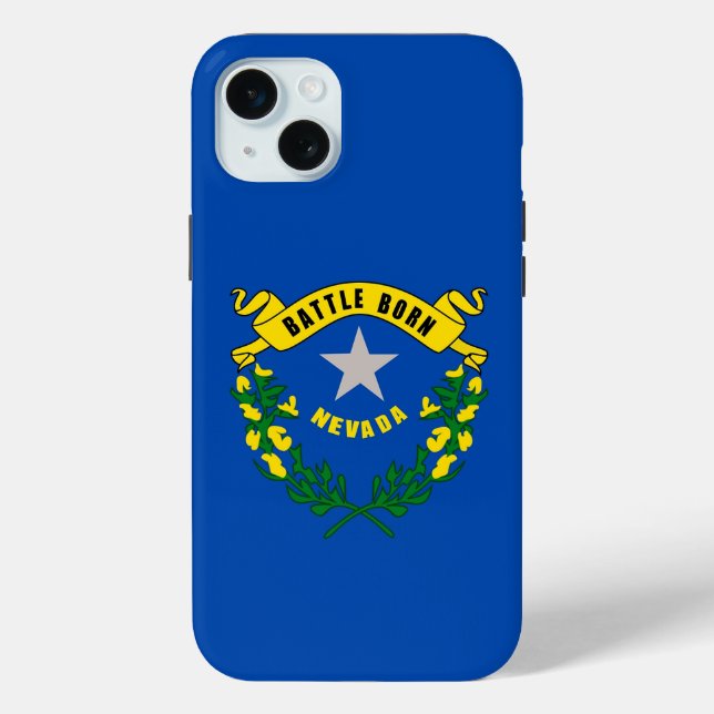 iPhone 15 Plus Case-Mate, Nevada-Flagge Case-Mate iPhone Hülle (Rückseite)