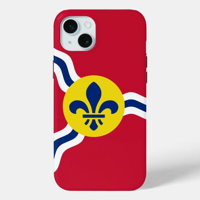 iPhone 15 Plus Case-Mate, St. Louis-Flagge Case-Mate iPhone Hülle (Rückseite)